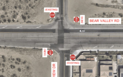 City of Victorville Installs New Multi-Way Stop on Bear Valley Road