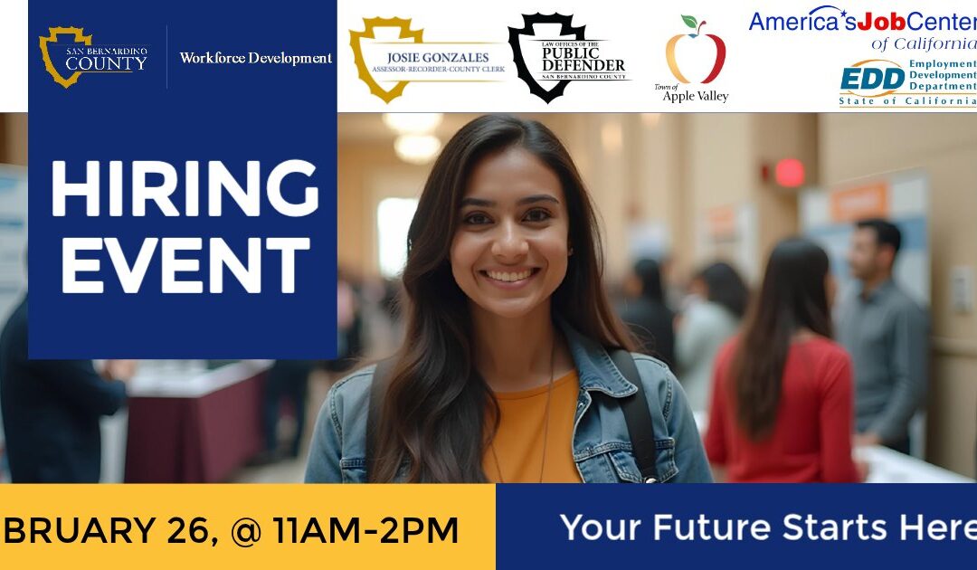 San Bernardino County Job & Resource Fair – Apple Valley