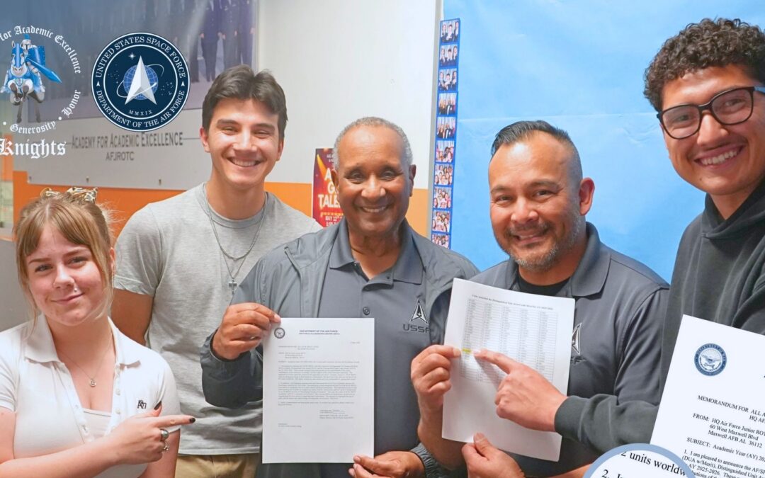 High Desert Students Earn Global Recognition in Space Force JROTC Program